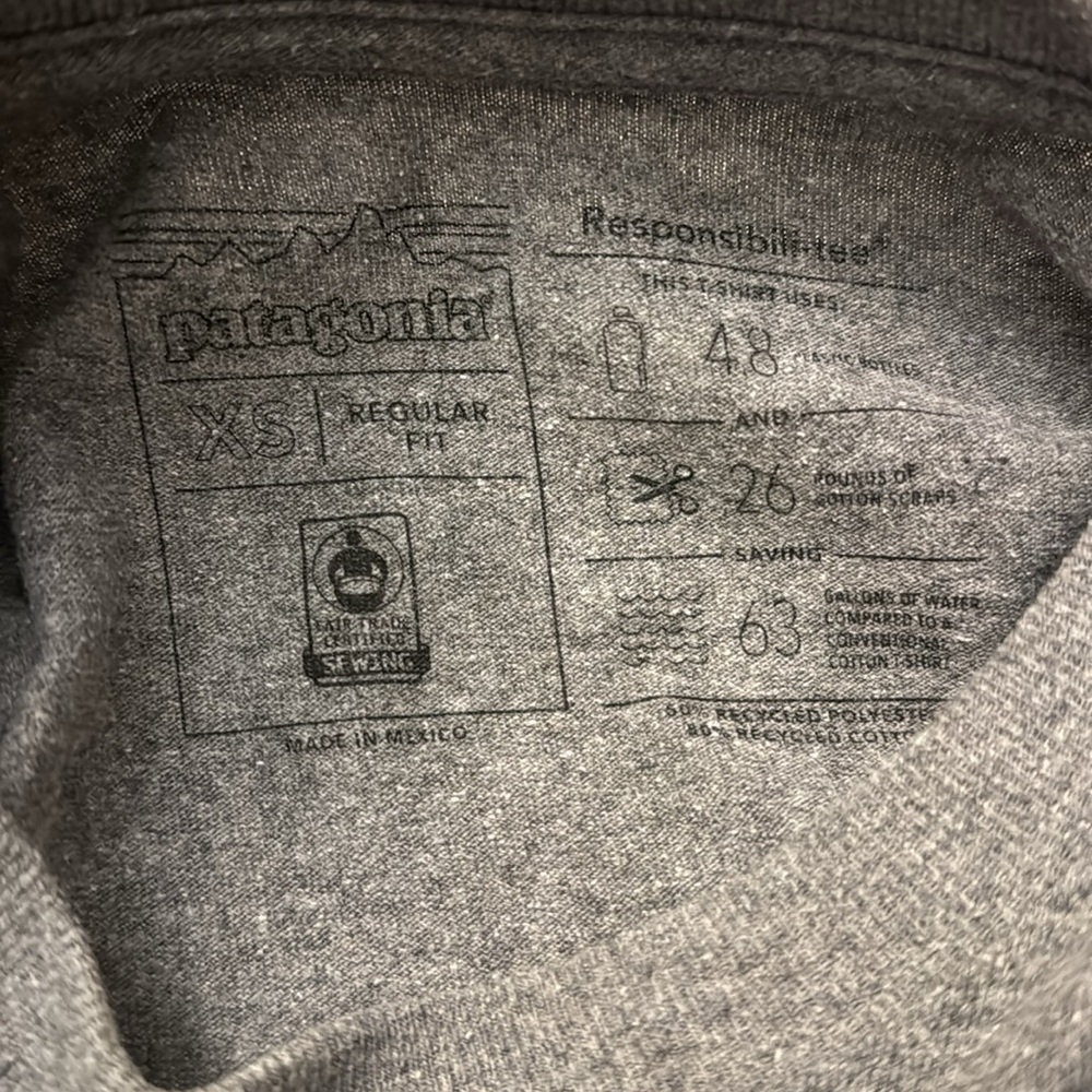 Patagonia P-6 Logo Long Sleeve Tee - Picture 3 of 3